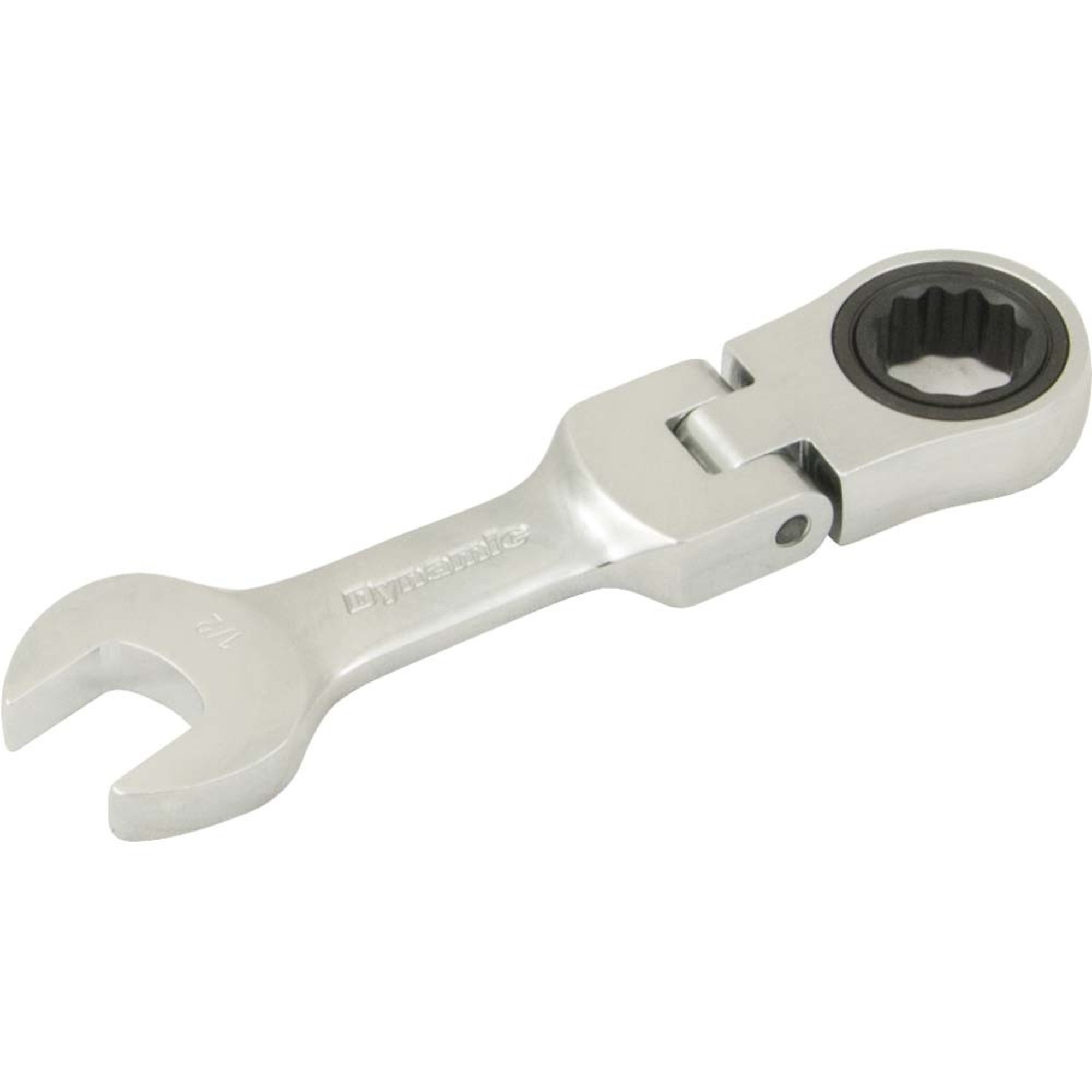 Dynamic Tools 1/2" Stubby Flex Head Ratcheting Wrench